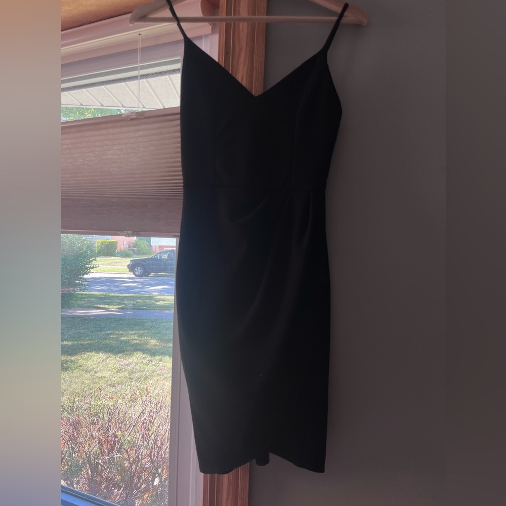 Black Lulus bodycon dress